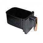 Аерогриль-фрітюрниця SOKANY SK-ZG-8030 на 8 літрів 2 відділення сіра, фото 6