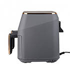 Аерогриль-фрітюрниця SOKANY SK-ZG-8030 на 8 літрів 2 відділення сіра, фото 4