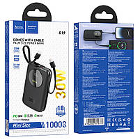 Повербанк Hoco Q19 Lucky 10000 mAh 30W QC/PD Black, фото 5