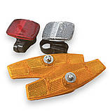 Катафоти на велосипед (світловідбивачі) 4 шт, фото 2