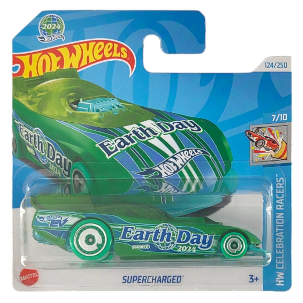 Машинка Хот Вілс 1:64 Supercharged колекція HW Celebration Racers Hot Wheels Mattel HTB00