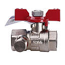 Кран магістральний для води ARCO DN 3/4" з дренажем і повітровідвідником 152204, фото 2