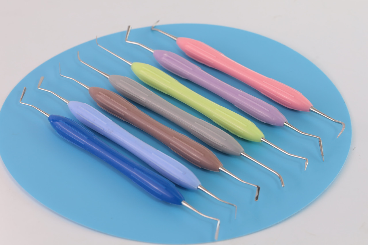 Стоматологічні моделировочнные гладилки для композитних реставрацій набір 7шт