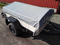Тент на легковой прицеп КрАЗ 1,85 х 1,35 ПВХ Еврофура