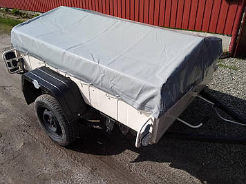 Тент на легковий причіп КрАЗ 1,85 х 1,35 ПВХ Єврофура