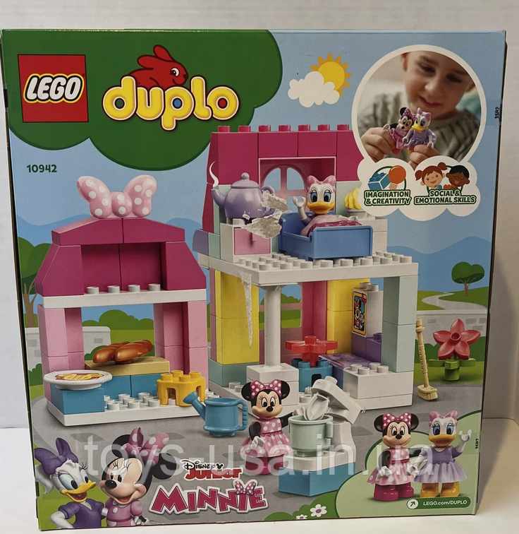 Лего Lego Duplo Будинок і кафе Мінні 10942 Minnie's House and Cafe Set, фото 1