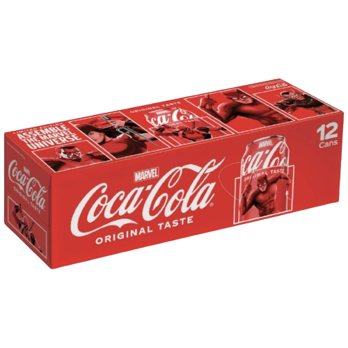 Купить Упаковка Coca-Cola Marvel Original Taste Limited Edition