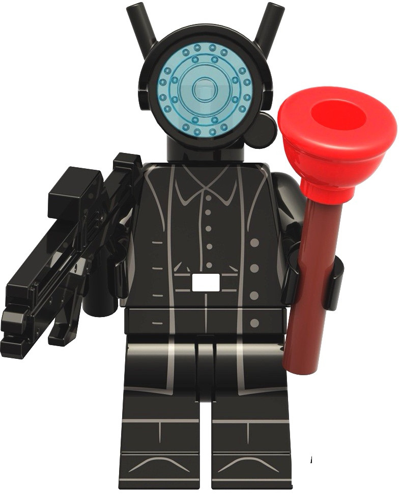 Фігурка Людина-Монітор Monitor Чорна камера 1шт AVADONA