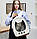 Рюкзак-переноска для кішок і собак 34х31х18 CosmoPet CP-35 White, фото 5