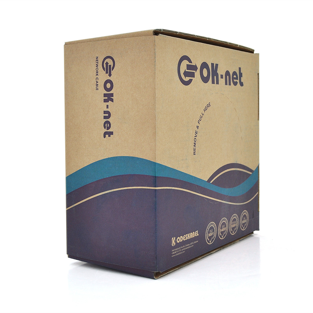 Кабель Одескабель КПП-ВП (100) 2*2*0,48 (U/UTP-cat.5-SL), CU, ізоляція ПЕ для зовнішніх робіт, 305 м.