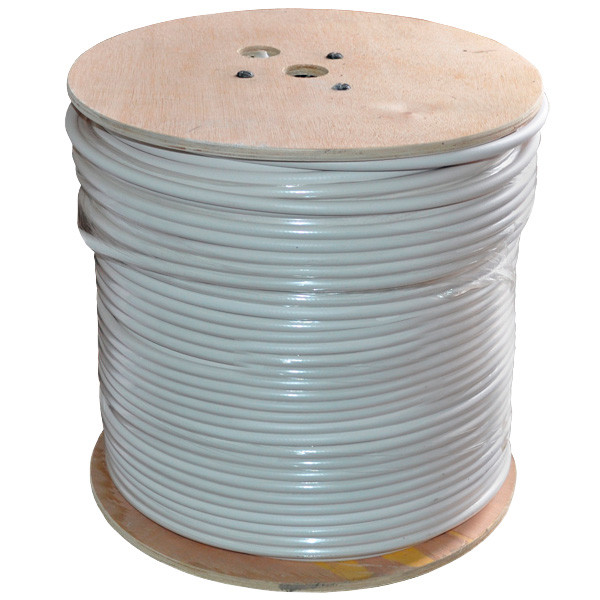 Кабель коаксіальний RITAR W305-F690BV, 1,02 мм.CCS, 112x0.12m CCA жовтий екран, 75 Ом, FPE, оболонка 6,91 мм