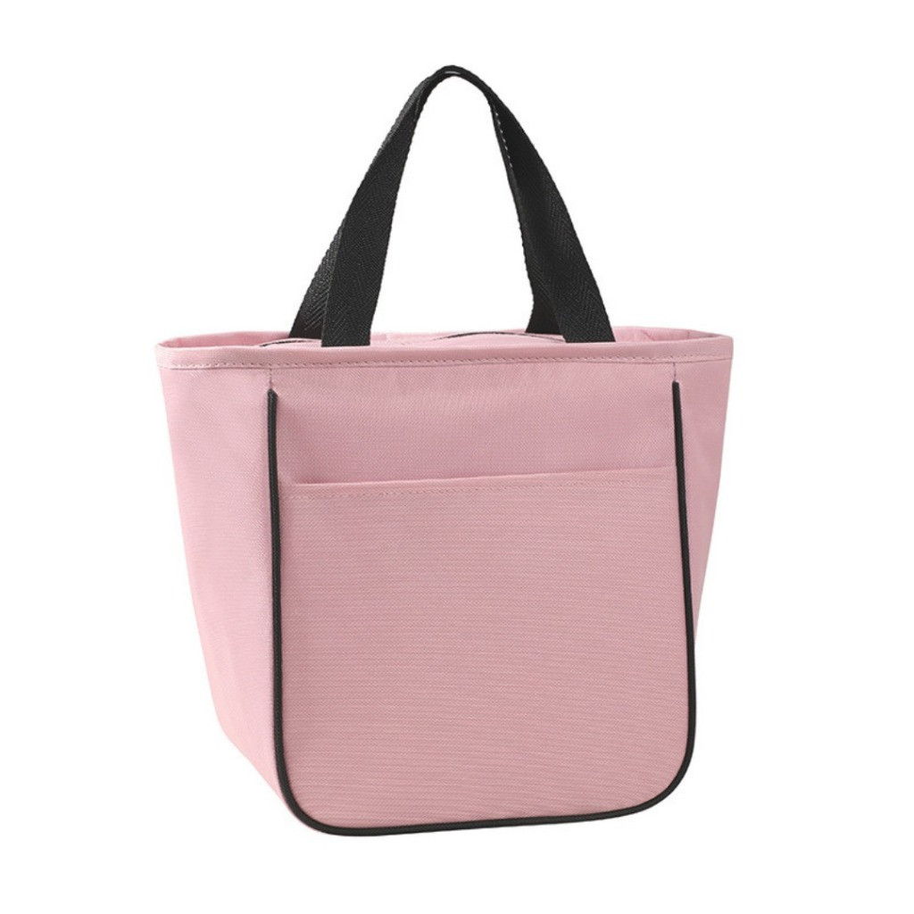 Ланч бег - термосумка для їжі з собою Lunch Time, рожева, фото 1