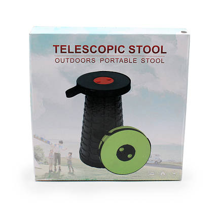 Складаний табурет,пластиковий, круглий (flexible stool), фото 2
