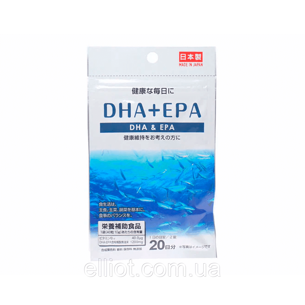 Омега 3 жирні кислоти "DHA + EPA" Daiso Японія