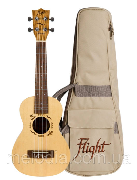 Гавайська гітара Укулеле Flight DUC525 SP/ZEB Concert