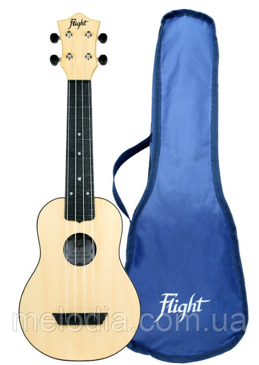 Гавайська гітара Укулеле Flight TUS35NA, Travel soprano