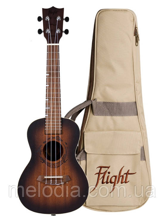 Гавайська гітара Укулеле Flight DUC380 Amber Concert