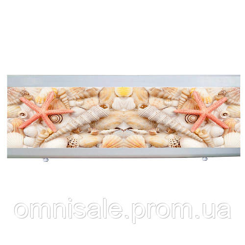 Экран под ванну The MIX Крепыш морские ракушки 120 см OE, код: 6657225 ...