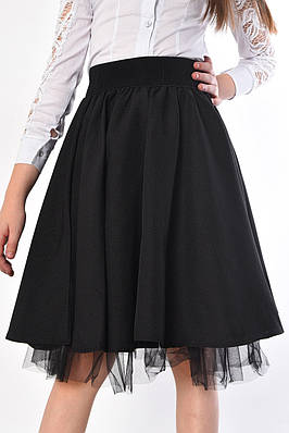 Спідниця  дитяча для дівчинки чорного кольору р.S 182908T Безкоштовна доставка