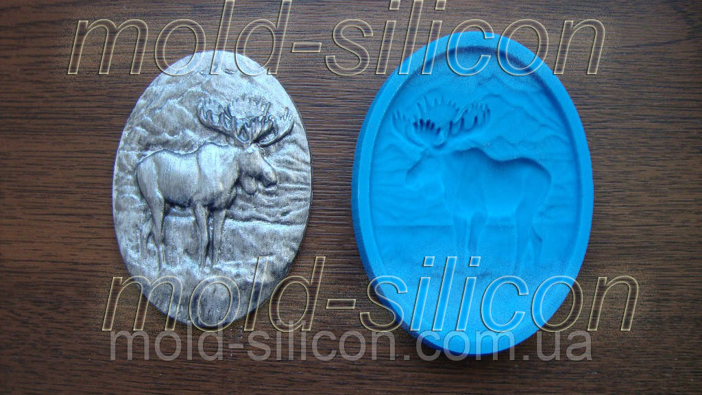 Силіконовий молд "Лось", фото 1