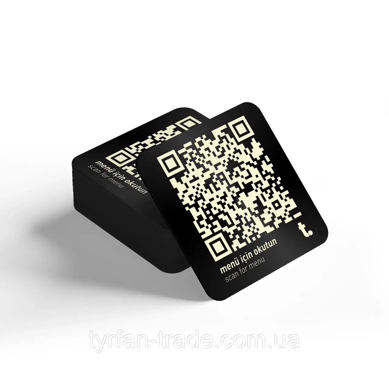 Табличка меню на стіл — Scan for ÷ — qr меню знак, фото 1