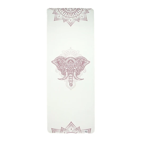 Килимок для фітнесу йоги нековзкий двошаровий професійний 183 × 68 см товщина 4 мм каучук замша Gemini Sport PSY-0890L, фото 1