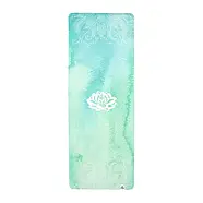 Килимок для фітнесу йоги нековзкий двошаровий професійний 183 × 68 см товщина 4 мм каучук замша Gemini Sport PSY-0890GR, фото 6