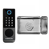 Біометричний замок на батареях SEVEN LOCK SL-7770BFC, фото 2