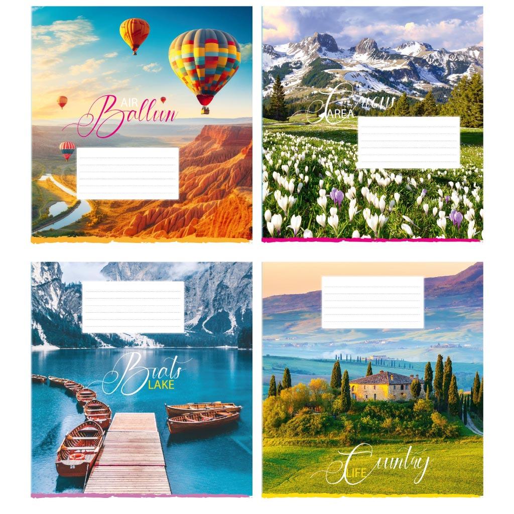 Зошит 60 аркушів у лінію Поліграфіст Природа 60Л 918