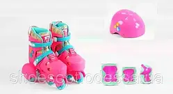 Комплект ролики колеса 2х2 із захистом, розмір 26-29, 30-33