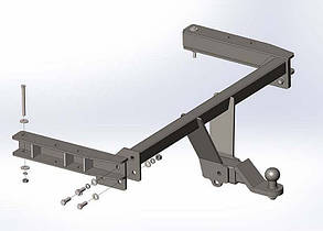 Фаркоп Audi I Q5 (2008-2017)(Фаркоп Ауді Кю 5) Автопристрій