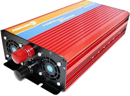 Перетворювач автоінвертор із функцією плавного пуску PowerOne 12V-220V 4000 Вт з USB, фото 1