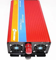 Перетворювач автоінвертор із функцією плавного пуску PowerOne 12V-220V 4000 Вт з USB, фото 3