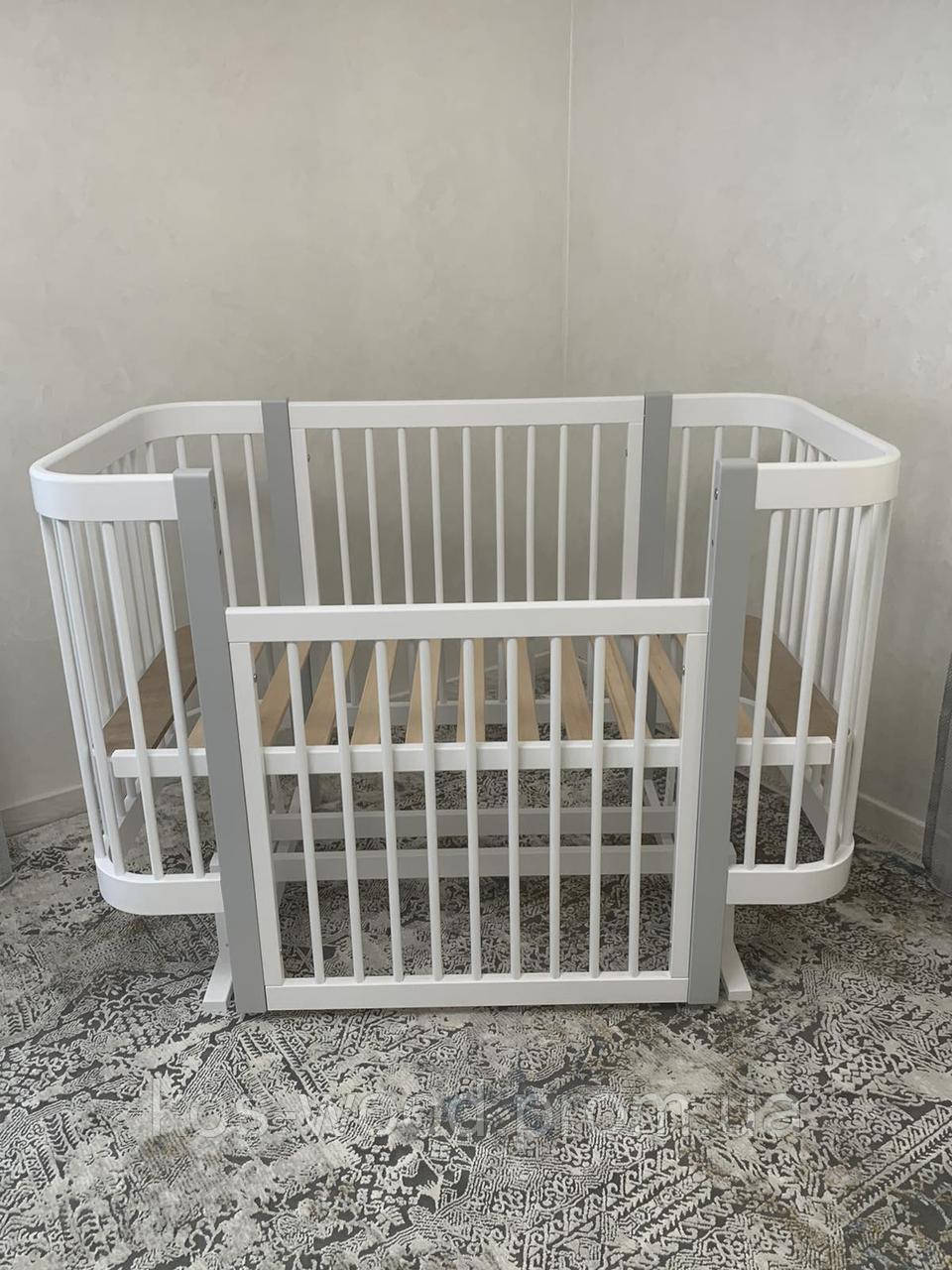 Ліжечко Колиска для Новонароджених Білий з На