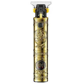 Машинка триммер для стрижки волосся та бороди VGR V-097 gold Professional 4 насадки, фото 3