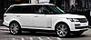 Решітка радіатора та зябра у крила Range Rover Vogue стиль Autobiography 2014, фото 4