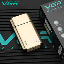 Електробритва VGR V-359 gold шейвер для вологого та сухого гоління IPX6, фото 3