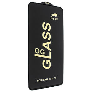 Захисне скло 6D для Samsung Galaxy S21 FE Black, фото 1