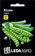 Насіння гороху Кіссон, 100 шт., овочевого, середньостиглого ТМ "ЛєдаАгро"