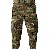 Брюки тактичні РОЗВІДНИК під наколінники у кольорі мультикам, фото 2