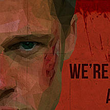 Плакат "Бійцівський клуб, Fight Club (1999)", 60×43см, фото 3
