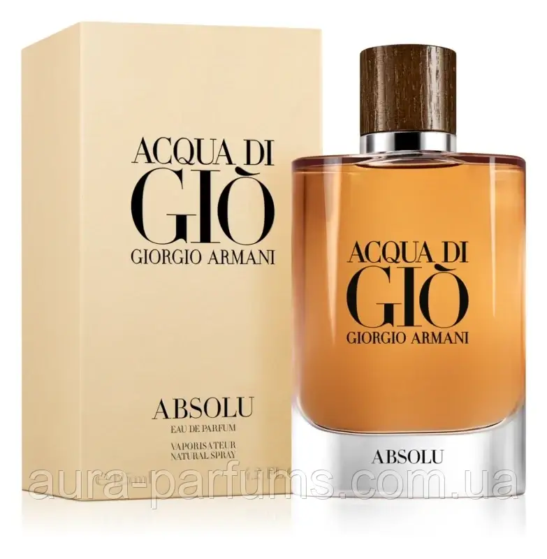 Чоловічі духи Giorgio Armani Acqua Di Gio Absolu (Джорджіо Армані Аква Ді Джіо Абсолю) 125 ml/мл