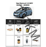 Комплект фільтрів Opel Meriva A 1.3 CDTI (2005-2010) WIX