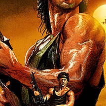 Плакат "Рембо 3, Сильвестр Сталлоне, Rambo 3 (1988)", 60×40см, фото 2