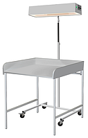 Опромінювач з пеленальним столиком фізіотерапевтичний для верхнього обігріву немовляти ЛВО-02 ТМ Заповіт