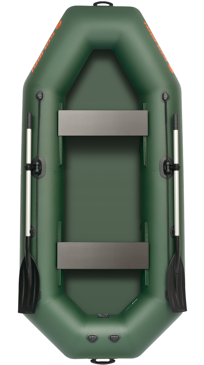 Надувний човен ПВХ Kolibri K-280Т (слань-книжка). Купити надувний човен Колібрі 280Т. Двомісні гребні, фото 1