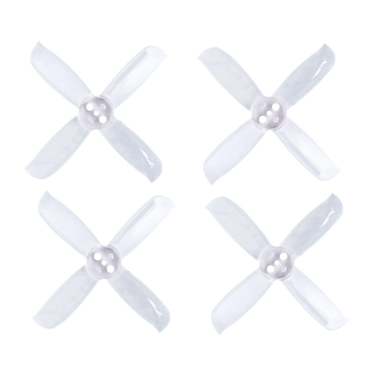 Gemfan Hulkie 2036 52 мм 4 лопаті (1,5 мм вал) для дронів 2S FPV |Сetus X, Meteor85, Mobula8| (4 шт, Clear)