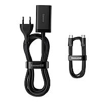 Мережевий зарядний пристрій Baseus GaN3 Pro Desktop Fast Charger 2C+2U 65W + Cable Black (CCGP040101), фото 7