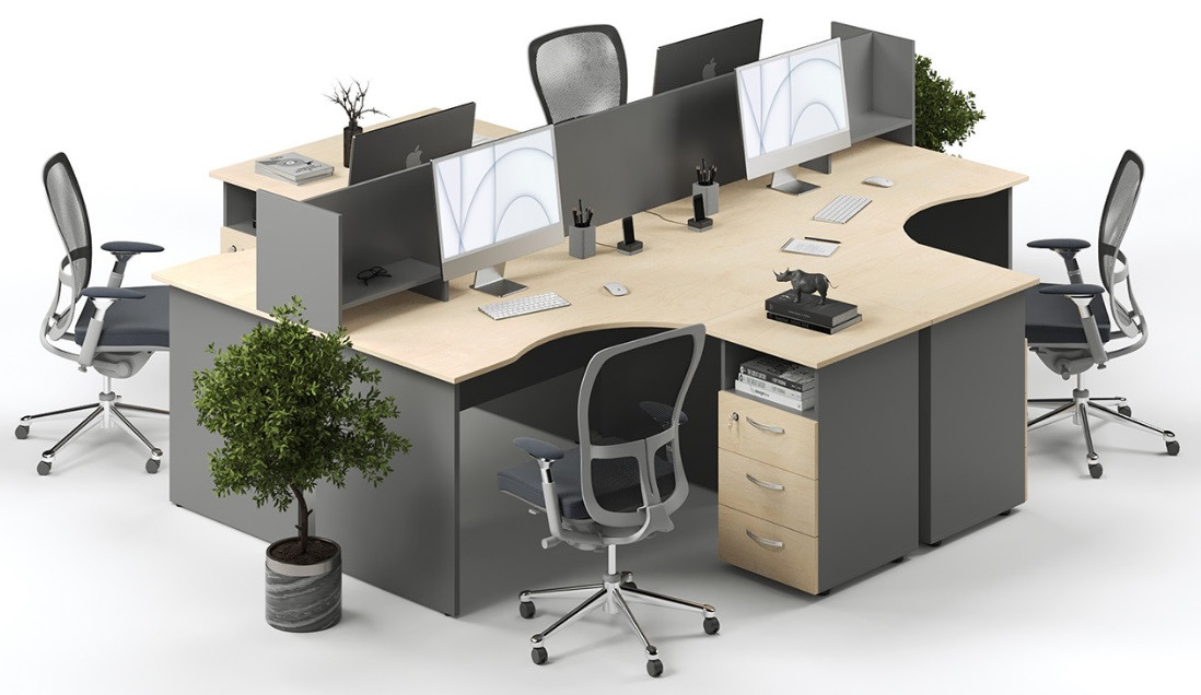 Офісні меблі Атрибут комплект 22 (2800*2800*1122H)