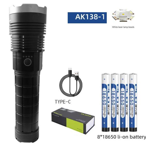 Прожектор-фонарь-лазер WHITE LASER LED AK138